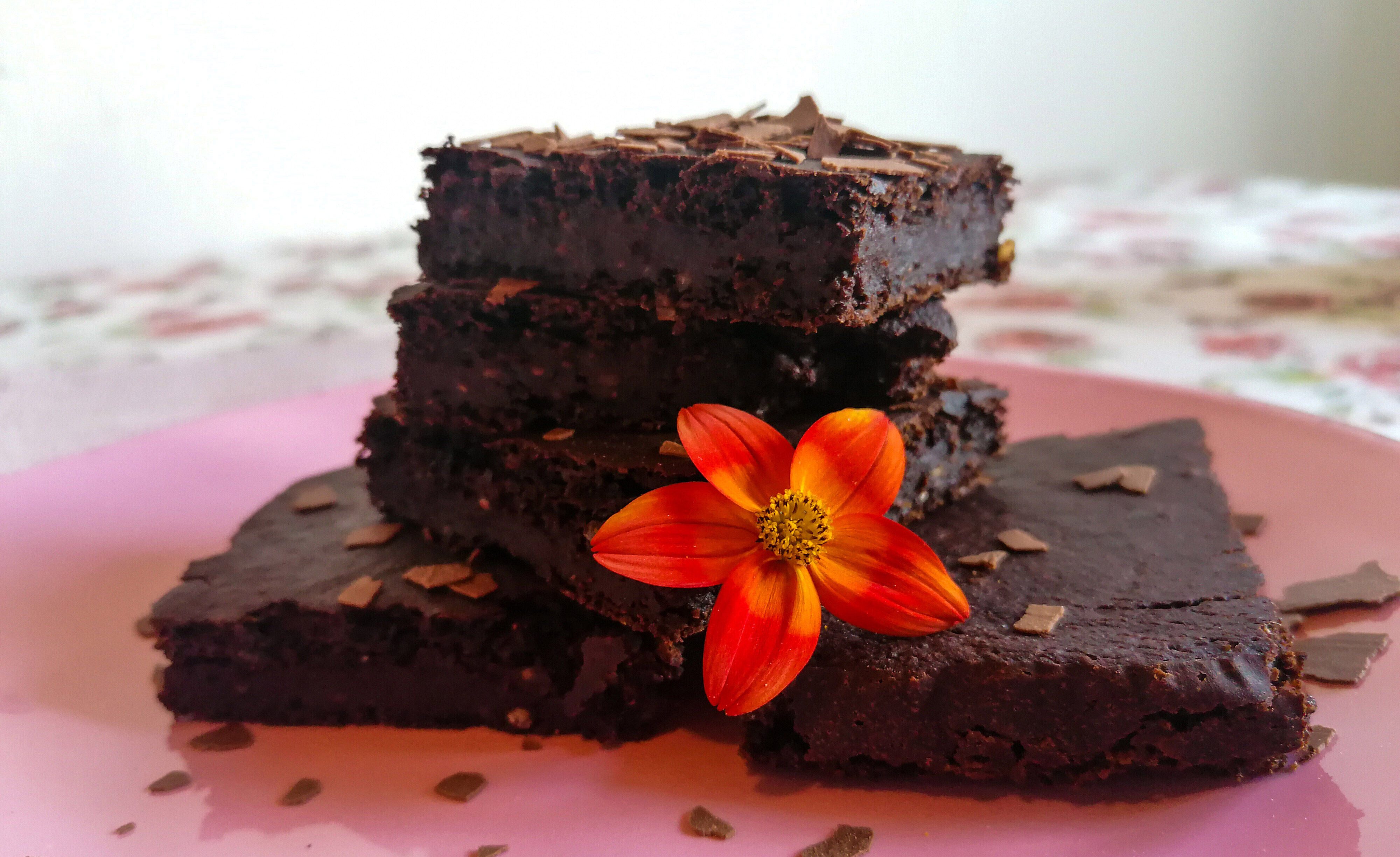 Vegane Brownies / Rezept zu Backen mit Hanf